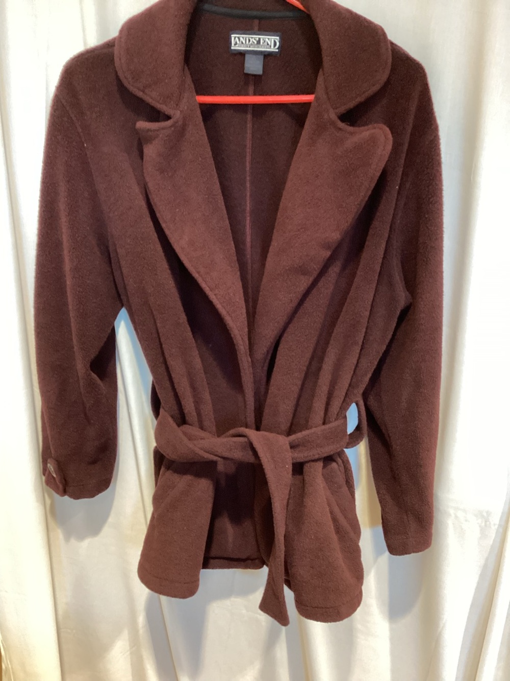 Lands' End Women's  Wrap Jacket with Belt